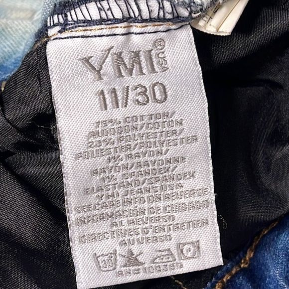 YMI Bleach Washed Denim Jeans - Picture 10 of 15